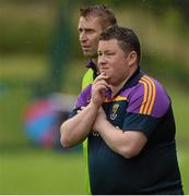 11 July 2015; David Power, Wexford manager along with Mattie Forde, selector. GAA Football All-Ireland Senior Championship, Round 2B, Derry v Wexford, Owenbeg, Derry. Picture credit: Oliver McVeigh / SPORTSFILE