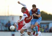 17 July 2015; Kenny Browne, St Patrick's Athletic, in action against Adam Whelan, Drogheda United. SSE Airtricity League, Premier Division, Drogheda United v St Patrick's Athletic. United Park, Drogheda, Co. Louth. Photo by Sportsfile