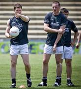 20 October 2008; Enda McGinley, left, along with Kieran Donaghy and Ciaran Lyng, behind, during Ireland International Rules squad training. 2008 International Rules tour, Fremantle Oval, Perth, Australia. Picture credit: Tony McDonough / SPORTSFILE