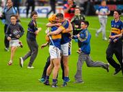 12 July 2015; Kieran Bergin and Séamus Callanan, Tipperary, celebrate after the final whistle. Munster GAA Hurling Senior Championship Final, Tipperary v Waterford, Semple Stadium, Thurles, Co. Tipperary. Picture credit: Ray McManus / SPORTSFILE