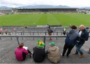 18 July 2015; Supporters await the start of the game. Munster GAA Football Senior Championship Final Replay, Kerry v Cork. Fitzgerald Stadium, Killarney, Co. Kerry. Picture credit: Stephen McCarthy / SPORTSFILE