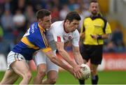 18 July 2015; Sean Cavanagh, Tyrone, in action against Alan Campbell, Tipperary. GAA Football All-Ireland Senior Championship, Round 3B, Tipperary v Tyrone. Semple Stadium, Thurles, Co. Tipperary. Picture credit: Diarmuid Greene / SPORTSFILE