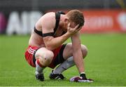 18 July 2015; A dejected Fergal Doherty, Derry, after the game. GAA Football All-Ireland Senior Championship, Round 3B, Galway v Derry, Pearse Stadium, Salthill, Co. Galway. Photo by Sportsfile