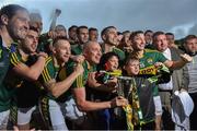 18 July 2015; The Kerry team celebrate with the cup after the game. Munster GAA Football Senior Championship Final Replay, Kerry v Cork, Fitzgerald Stadium, Killarney, Co. Kerry. Picture credit: Brendan Moran / SPORTSFILE