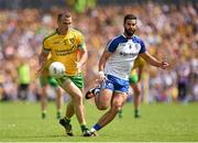 19 July 2015; Neil McGee, Donegal, in action against Neil McAdam, Monaghan. Ulster GAA Football Senior Championship Final, Donegal v Monaghan, St Tiernach's Park, Clones, Co. Monaghan. Picture credit: Stephen McCarthy / SPORTSFILE