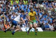 19 July 2015; Christy Toye, Donegal, in action against Karl O'Connell, Monaghan. Ulster GAA Football Senior Championship Final, Donegal v Monaghan, St Tiernach's Park, Clones, Co. Monaghan. Picture credit: Dáire Brennan / SPORTSFILE