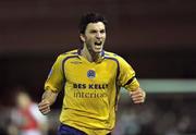 24 October 2008; Bohemians' Killian Brennan celebrates after scoring his side's first goal. FAI Ford Cup Semi-Final, St Patrick's Athletic v Bohemians, Richmond Park, Dublin. Picture credit: David Maher / SPORTSFILE