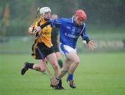 25 October 2008; Andrew O'Shaughnessy, Munster, in action against Karl Stewart, Ulster. GAA Interprovincial Hurling Championship Semi-Final, Munster v Ulster, Fermoy, Co. Cork. Picture credit: Matt Browne / SPORTSFILE