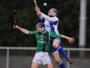 25 October 2008; Conor Kavanagh, Connacht, in action against David Franks, Leinster. GAA Interprovincial Hurling Championship Semi-Final, Connacht v Leinster, Kiltoom, Co. Roscommon. Photo by Sportsfile