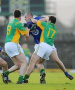 26 October 2008; Micheal Quirke, Kerins O'Rahilly's, in action against Seamus O'Sullivan, left, and Denis O'Dwyer, South Kerry. Kerry Senior Football semi-final, South Kerry v Kerins O'Rahilly's. Fitzgerald Stadium, Killarney, Co. Kerry. Picture credit: Stephen McCarthy / SPORTSFILE