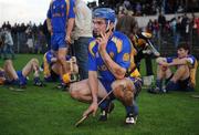 26 October 2008; James McInerney, Newmarket-on-Fergus, shows his disapointment after the game. Clare Senior Hurling Final, Clonlara v Newmarket-on-Fergus, Cusack Park, Ennis, Co. Clare. Picture credit: Pat Murphy / SPORTSFILE