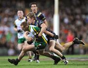 24 October 2008; Benny Coulter, Ireland, is tackled by Adam Selwood, Australia. 2008 Toyota International Rules Series, Australia v Ireland, Subiaco Oval, Perth, Western Australia. Picture credit: Ray McManus / SPORTSFILE