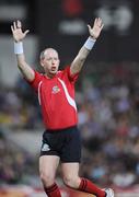 24 October 2008; Australian referee Stephen McBurney. 2008 Toyota International Rules Series, Australia v Ireland, Subiaco Oval, Perth, Western Australia. Picture credit: Ray McManus / SPORTSFILE