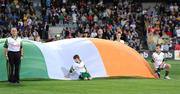 24 October 2008; Irish manager Sean Boylan stands for the playing of the National Anthem. 2008 Toyota International Rules Series, Australia v Ireland, Subiaco Oval, Perth, Western Australia. Picture credit: Ray McManus / SPORTSFILE