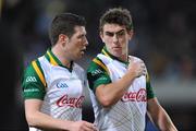 24 October 2008; Sean Cavanagh and Colm Begley, Ireland. 2008 Toyota International Rules Series, Australia v Ireland, Subiaco Oval, Perth, Western Australia. Picture credit: Ray McManus / SPORTSFILE