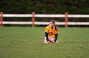 26 October 2008; A dejected Fiona Gavin, St Brigid's, at the end of the game. VHI Healthcare Connacht Senior Club Ladies Football Final, Carnacon, Mayo v St Brigid's, Ballintubber, Co. Mayo. Photo by Sportsfile