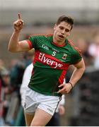 19 July 2015; Lee Keegan, Mayo, celebrates after scoring his side's sixth goal. Connacht GAA Football Senior Championship Final, Mayo v Sligo, Dr. Hyde Park, Roscommon. Photo by Sportsfile