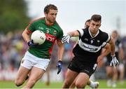 19 July 2015; Tom Parsons, Mayo, in action against Niall Murphy, Sligo. Connacht GAA Football Senior Championship Final, Mayo v Sligo, Dr. Hyde Park, Roscommon. Photo by Sportsfile