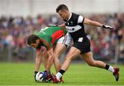 19 July 2015; Tom Parsons, Mayo, in action against Niall Murphy, Sligo. Connacht GAA Football Senior Championship Final, Mayo v Sligo, Dr. Hyde Park, Roscommon. Photo by Sportsfile