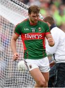 19 July 2015; Aidan O'Shea, Mayo, celebrates after scoring his side's fourth goal. Connacht GAA Football Senior Championship Final, Mayo v Sligo, Dr. Hyde Park, Roscommon. Photo by Sportsfile