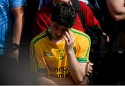 19 July 2015; A dejected Ryan McHugh, Donegal, after the game. Ulster GAA Football Senior Championship Final, Donegal v Monaghan, St Tiernach's Park, Clones, Co. Monaghan. Picture credit: Dáire Brennan / SPORTSFILE