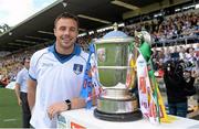 19 July 2015; Tommy Bowe, Ireland and Ulster rugby player, at the game. Ulster GAA Football Senior Championship Final, Donegal v Monaghan, St Tiernach's Park, Clones, Co. Monaghan. Picture credit: Oliver McVeigh / SPORTSFILE
