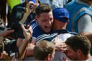 19 July 2015; Monaghan captain Conor McManus celebrates with manager Malachy O'Rourke after the game. Ulster GAA Football Senior Championship Final, Donegal v Monaghan, St Tiernach's Park, Clones, Co. Monaghan. Picture credit: Dáire Brennan / SPORTSFILE