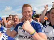 19 July 2015; Kieran Hughes, Monaghan, celebrates after the game. Ulster GAA Football Senior Championship Final, Donegal v Monaghan, St Tiernach's Park, Clones, Co. Monaghan. Picture credit: Oliver McVeigh / SPORTSFILE