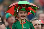 19 July 2015; Mayo supporter Lilyanne Gannon at the game. Connacht GAA Football Senior Championship Final, Mayo v Sligo, Dr. Hyde Park, Roscommon. Photo by Sportsfile