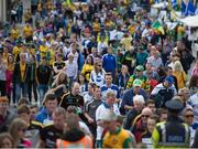 19 July 2015; Supporters from both sides make their way to the ground. Ulster GAA Football Senior Championship Final, Donegal v Monaghan, St Tiernach's Park, Clones, Co. Monaghan. Picture credit: Dáire Brennan / SPORTSFILE