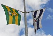 19 July 2015; A general view of flags before the game. Ulster GAA Football Senior Championship Final, Donegal v Monaghan, St Tiernach's Park, Clones, Co. Monaghan. Picture credit: Dáire Brennan / SPORTSFILE