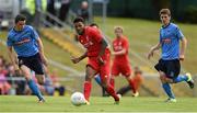 19 July 2015; Jerome Sinclair, Liverpool XI, in action against UCD. UCD v Liverpool XI - Friendly, Belfield Bowl, UCD, Dublin. Picture credit: Matt Browne / SPORTSFILE