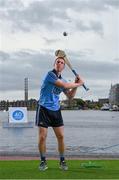 20 July 2015; AIG Insurance today marked their sponsorships of Dublin GAA, Tennis Ireland, New Zealand Rugby, the Golfing Union of Ireland and Irish Ladies Golf Union with an event like no other, the AIG Insurance Summer Splash in Grand Canal Dock. Dublin GAA stars, Bernard Brogan, Johnny McCaffrey, Cian Boland, Sinéad Goldrick and Ali Twomey were joined by former Munster and New Zealand All Black legend Doug Howlett, Irish amateur golfing twins, Leona and Lisa Maguire, and Irish tennis player Jenny Claffey to test their skills in this specially designed skills competition. To celebrate the event, AIG Insurance announced up to 15% discounts on their car, home and travel insurance products, to members of sporting clubs across their sponsorship partners. These are available at www.aig.ie/dubs or on 1890 50 27 27. Pictured is Dublin hurler Johnny McCaffrey. Grand Canal Dock, Dublin. Picture credit: Stephen McCarthy / SPORTSFILE