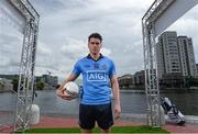 20 July 2015; AIG Insurance today marked their sponsorships of Dublin GAA, Tennis Ireland, New Zealand Rugby, the Golfing Union of Ireland and Irish Ladies Golf Union with an event like no other, the AIG Insurance Summer Splash in Grand Canal Dock. Dublin GAA stars, Bernard Brogan, Johnny McCaffrey, Cian Boland, Sinéad Goldrick and Ali Twomey were joined by former Munster and New Zealand All Black legend Doug Howlett, Irish amateur golfing twins, Leona and Lisa Maguire, and Irish tennis player Jenny Claffey to test their skills in this specially designed skills competition. To celebrate the event, AIG Insurance announced up to 15% discounts on their car, home and travel insurance products, to members of sporting clubs across their sponsorship partners. These are available at www.aig.ie/dubs or on 1890 50 27 27. Pictured is Dublin footballer Bernard Brogan. Grand Canal Dock, Dublin. Picture credit: Stephen McCarthy / SPORTSFILE