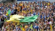 19 July 2015; Donegal and Monaghan supporters during the game. Ulster GAA Football Senior Championship Final, Donegal v Monaghan, St Tiernach's Park, Clones, Co. Monaghan. Picture credit: Oliver McVeigh / SPORTSFILE