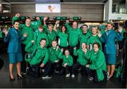 21 July 2015; Members of Tean Ulster ahead of departing for the Special Olympics World Summer Games in Los Angeles, United States. Terminal 2, Dublin Airport, Dublin. Picture credit: Ray McManus / SPORTSFILE