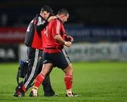 25 October 2008; Frederico Pucciariello, Munster, goes off injured in the second half. Magners League, Ulster v Munster, Ravenhill Park, Belfast, Co. Antrim. Picture credit: Oliver McVeigh / SPORTSFILE