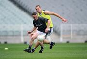 28 October 2008; Leighton Glynn, Wicklow, and Pearse O'Neill, Cork, in action during an Ireland International Rules training session. 2008 International Rules tour, Melbourne Cricket Ground, Melbourne, Auatralia. Picture credit: Ray McManus / SPORTSFILE