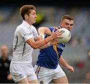 12 July 2015; Rory Feely, Kildare, in action against Conor Berry, Longford. Electric Ireland Leinster GAA Football Minor Championship Final, Longford v Kildare, Croke Park, Dublin. Picture credit: Brendan Moran / SPORTSFILE