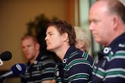 30 October 2008; Ireland's Brian O'Driscoll during a media conference. Castletroy Park Hotel, Limerick. Picture credit: Matt Browne / SPORTSFILE