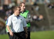 28 September 2008; St Gall's manager James McCartan and selector Ciaran McCrossan. Antrim County Senior Football Final, St Gall's v Lamh Dhearg, Casement Park, Belfast, Co. Antrim. Picture credit: Oliver McVeigh / SPORTSFILE
