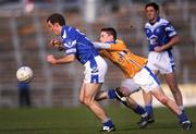2 November 2008; Cathal Collins, Cavan Gaels, in action against Conor McGourthy, St Gall's. AIB Ulster Senior Club Football Championship Quarter-Final, St Gall's v Cavan Gaels, Casement Park, Belfast, Co. Antrim. Photo by Sportsfile