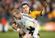2 November 2008; Eamon Hughes, Clonoe O'Rahilly's, in action against Kieran Ryan, St Eunan's Letterkenny.  AIB Ulster Senior Club Football Championship Quarter-Final, Clonoe O'Rahilly's v St Eunan's Letterkenny, Healy Park, Omagh, Co. Tyrone. Picture credit: Oliver McVeigh / SPORTSFILE