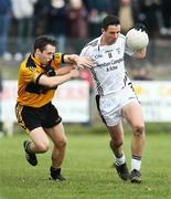 2 November 2008; Colm Doris, Clonoe O'Rahilly's, in action against Kieran Sharkey, St Eunan's Letterkenny.  AIB Ulster Senior Club Football Championship Quarter-Final, Clonoe O'Rahilly's v St Eunan's Letterkenny, Healy Park, Omagh, Co. Tyrone. Picture credit: Oliver McVeigh / SPORTSFILE
