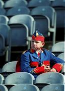 3 September 2000; Member of the Artane Boys Band during the All-Ireland Senior Camogie Championship Final match between Tipperary and Cork at Croke Park in Dublin. Photo by Pat Murphy/Sportsfile