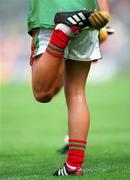 2 September 2000; A Mayo player during the All-Ireland Ladies Senior Football Championship Semi-final match between Mayo and Tyrone at Croke Park in Dublin. Photo by Brendan Moran/Sportsfile