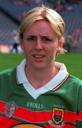 2 September 2000; Marie Staunton of Mayo during the All-Ireland Ladies Senior Football Championship Semi-final match between Mayo and Tyrone at Croke Park in Dublin. Photo by Brendan Moran/Sportsfile