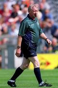 10 September 2000; Referee Johnny Hayes during the All-Ireland Senior Hurling Championship Final match between Kilkenny and Offaly at Croke Park in Dublin. Photo by Ray McManus/Sportsfile