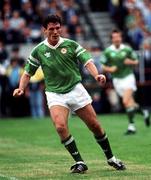 25 June 1990; Frank Stapleton of Republic of Ireland the FIFA World Cup 1990 Round of 16 match between Republic of Ireland and Romania at the Stadio Luigi Ferraris in Genoa, Italy. Photo by Ray McManus/Sportsfile