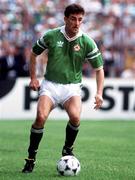 25 June 1990; John Aldridge of Republic of Ireland the FIFA World Cup 1990 Round of 16 match between Republic of Ireland and Romania at the Stadio Luigi Ferraris in Genoa, Italy. Photo by Ray McManus/Sportsfile